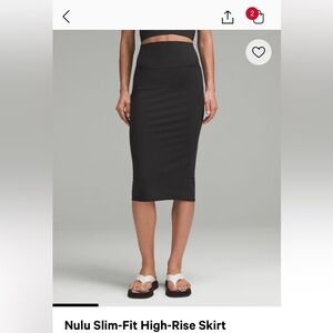 Lululemon nulu skirt